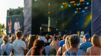 Mulțime la concert